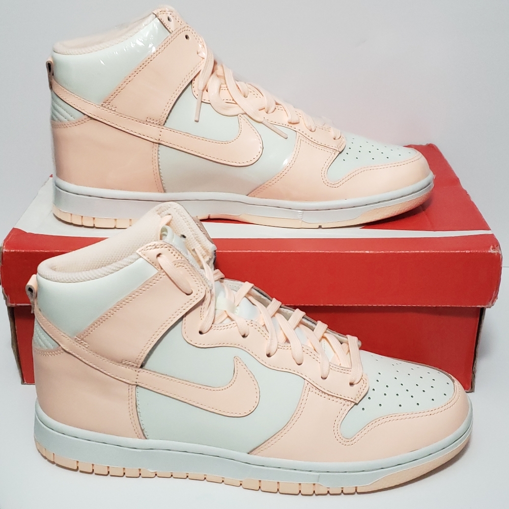 Nike Dunk High Sail Crimson‎ Tint DD1869-104 Women's Size 12 Men's Size 10.5 New